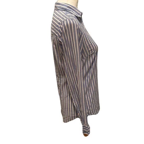 J.Crew Button-Down Striped Shirt with Plaid Pocket | EUC | Sz XS - Picture 5 of 8